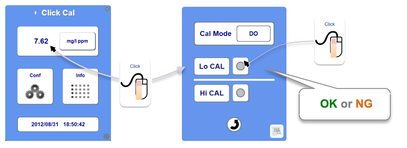 Click Cal 校正