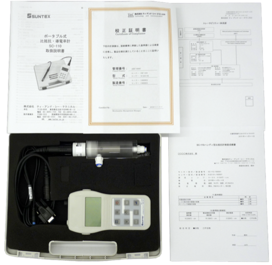 TS-1X0ハンディpHパッケージ