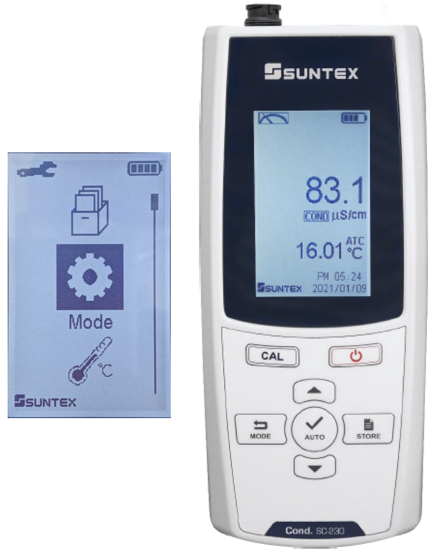 サンテックス ハンディ型比抵抗/導電率計 SC-230 | Suntex Instrument