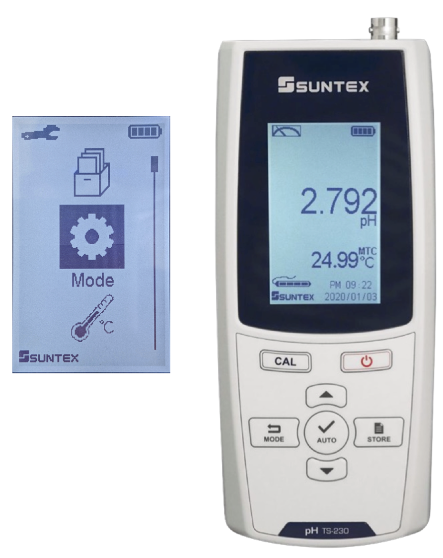 サンテックス ハンディ型pH/ORP計 TS-230 | Suntex Instrument