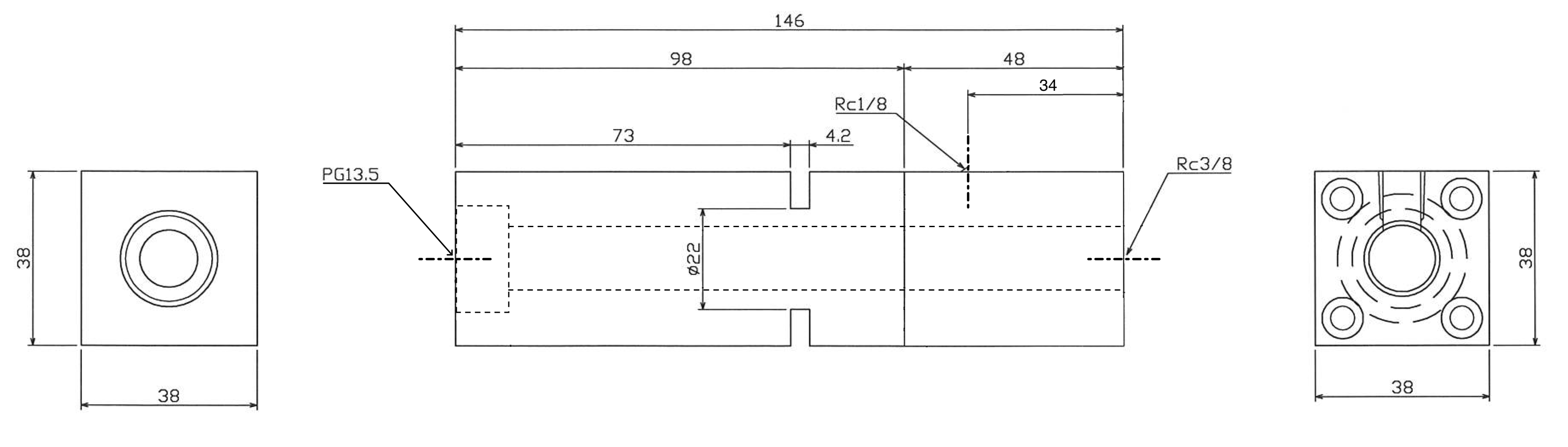 µHP Flowcell Drawing